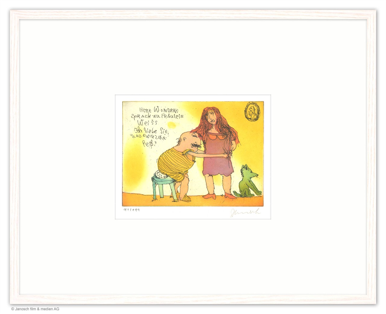 Herr Wondrak sprach zu Fräulein Weiss