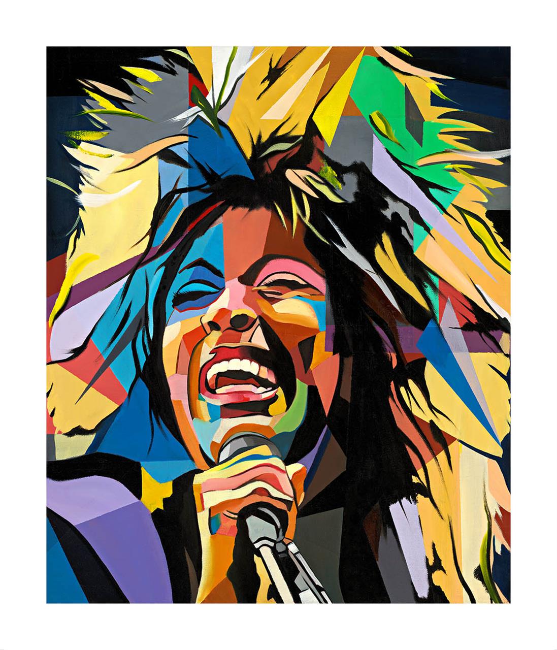 Tina Pop (Tina Turner, Leinwand) Tina Pop (Tina Turner, Leinwand)