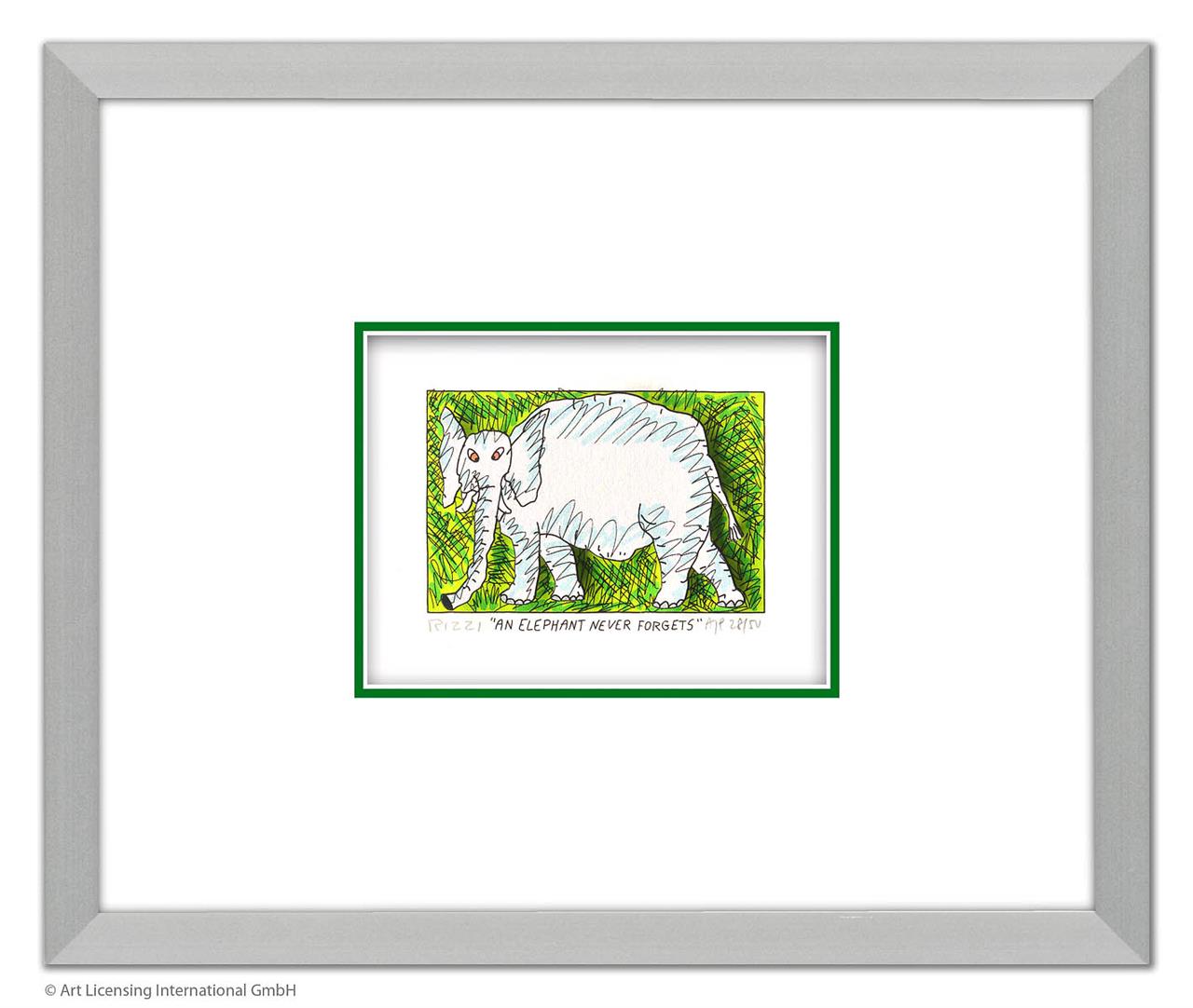 AN ELEPHANT NEVER FORGETS