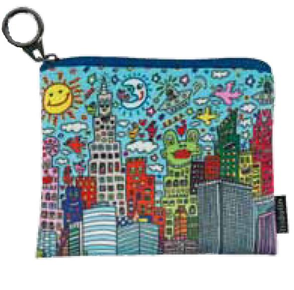 "Mini-Geldbeutel mit Reißverschluss - ""JAMES RIZZI - MY NEW YORK CITY""" "Mini-Geldbeutel mit Reißverschluss - ""JAMES RIZZI - MY NEW YORK CITY"""