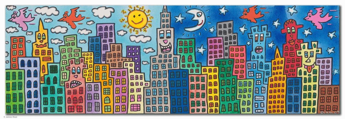 MY CANDY-COLORED CITY OF LOVE (Pigmentdruck auf LW) MY CANDY-COLORED CITY OF LOVE (Pigmentdruck auf LW)