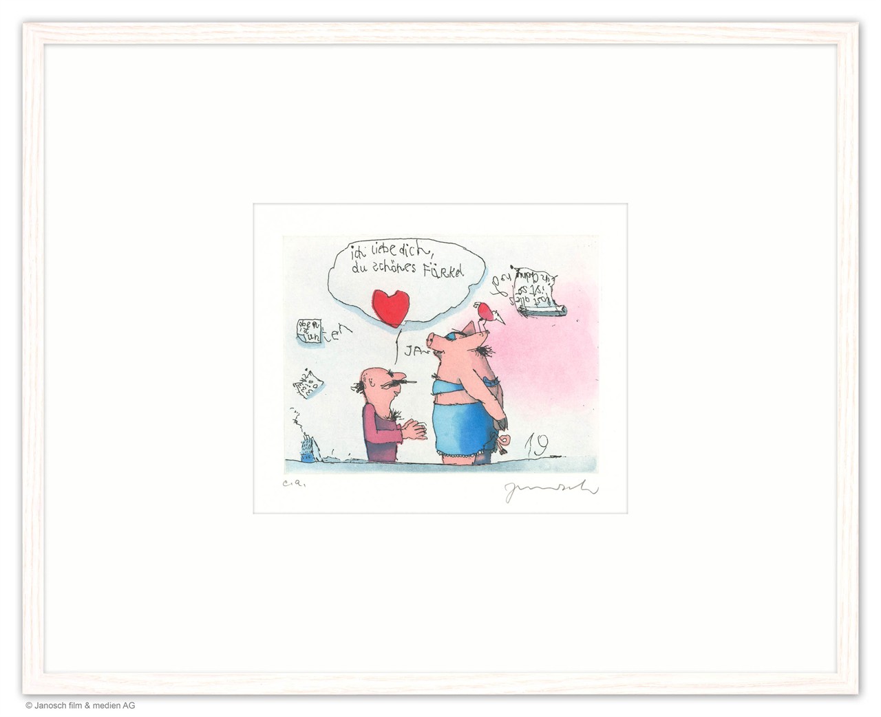 ich liebe Dich Du schönes Ferkel