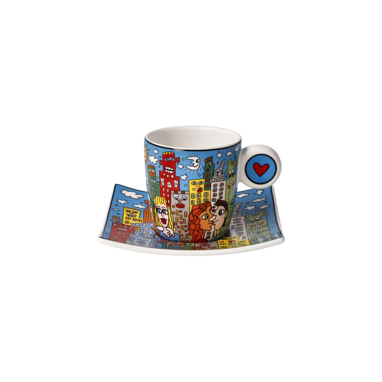 Espressotasse James Rizzi - Summer in the City