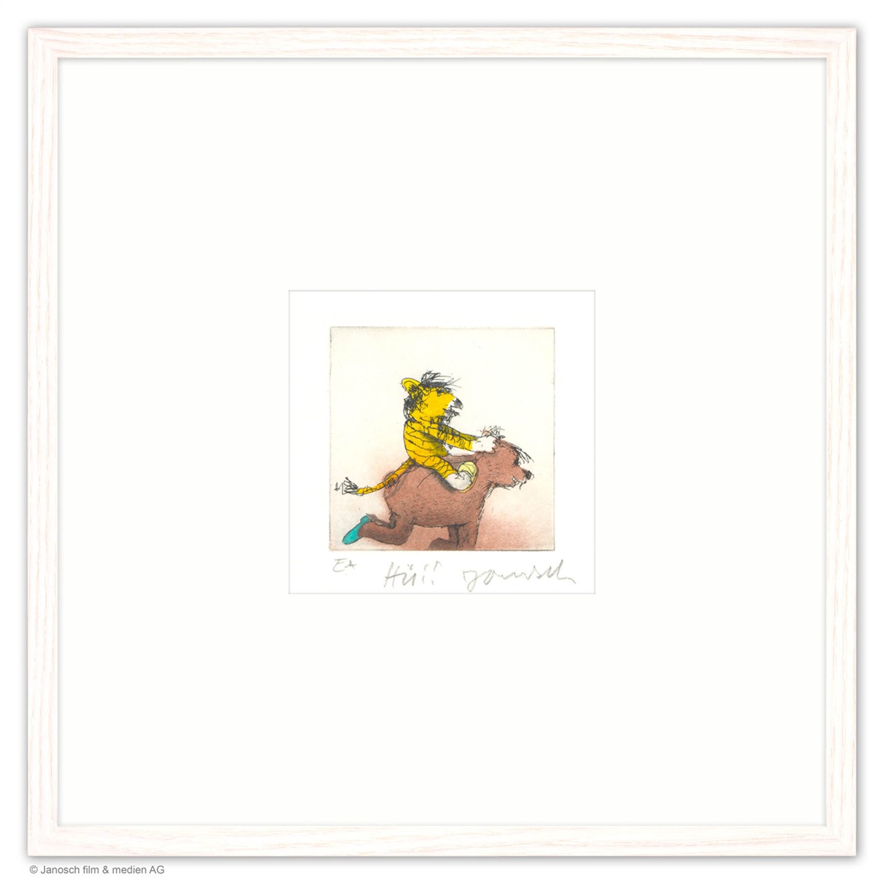 Flotter Ritt mit Tiger und Bär