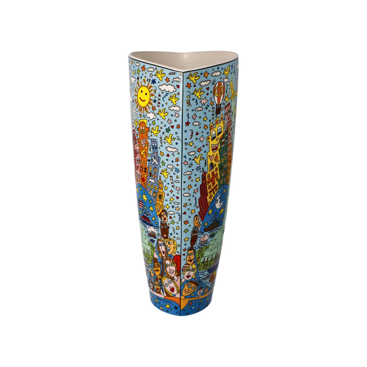 Vase James Rizzi - The Big Apple is Big on Liberty