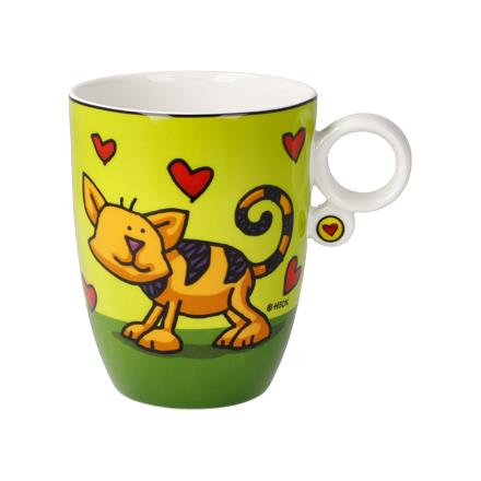 Künstlertasse  - Love Cat