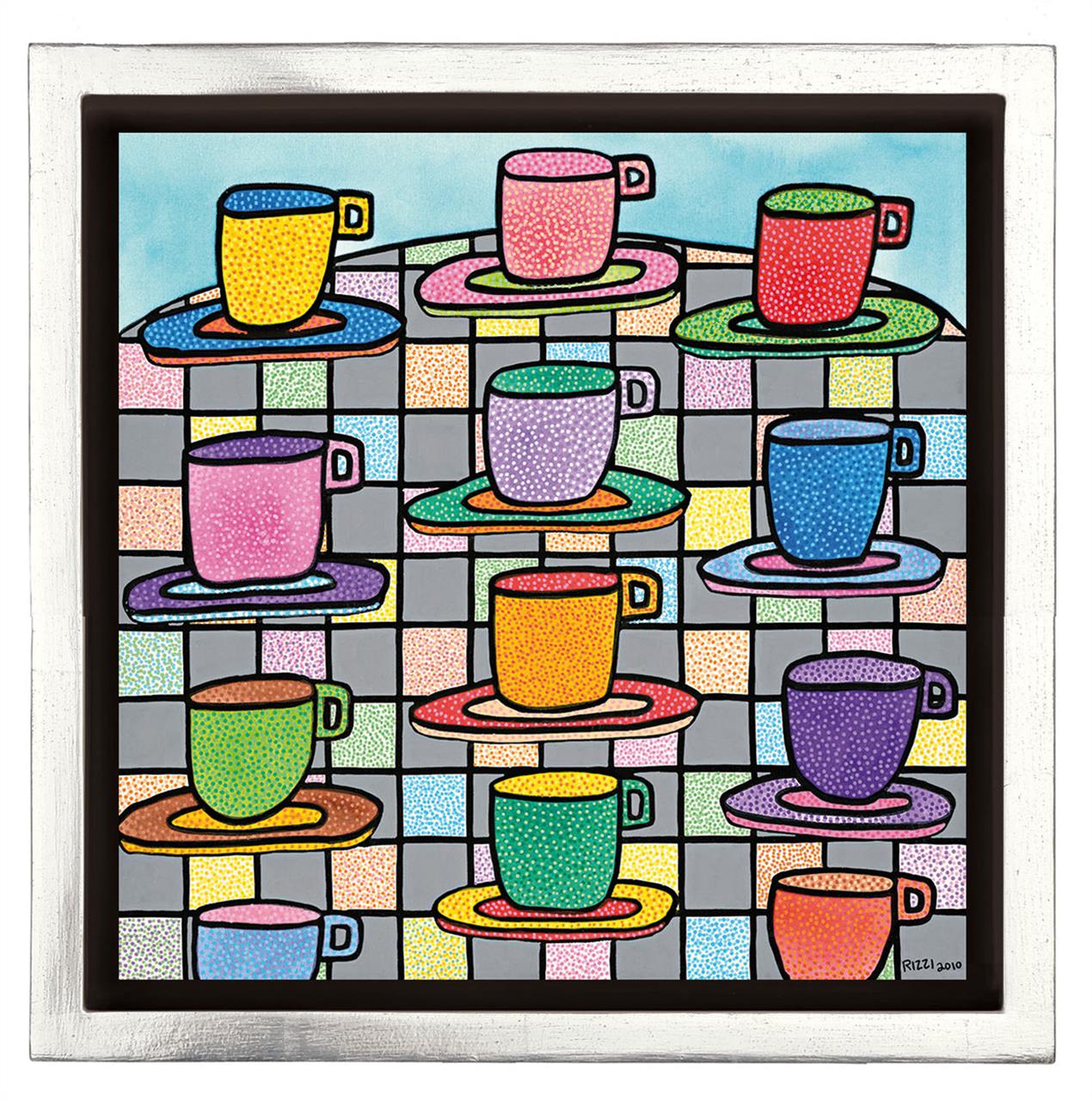 THE MOST COLORFUL CUPS OF COFFEE (Pigmentdruck auf LW) THE MOST COLORFUL CUPS OF COFFEE (Pigmentdruck auf LW)