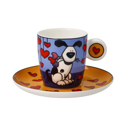 Espressotasse  -Love Dog