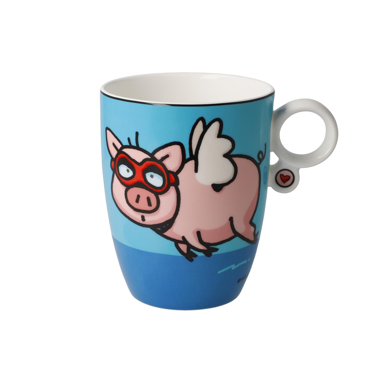 Ed Heck - When Pigs Fly - Künstlertasse