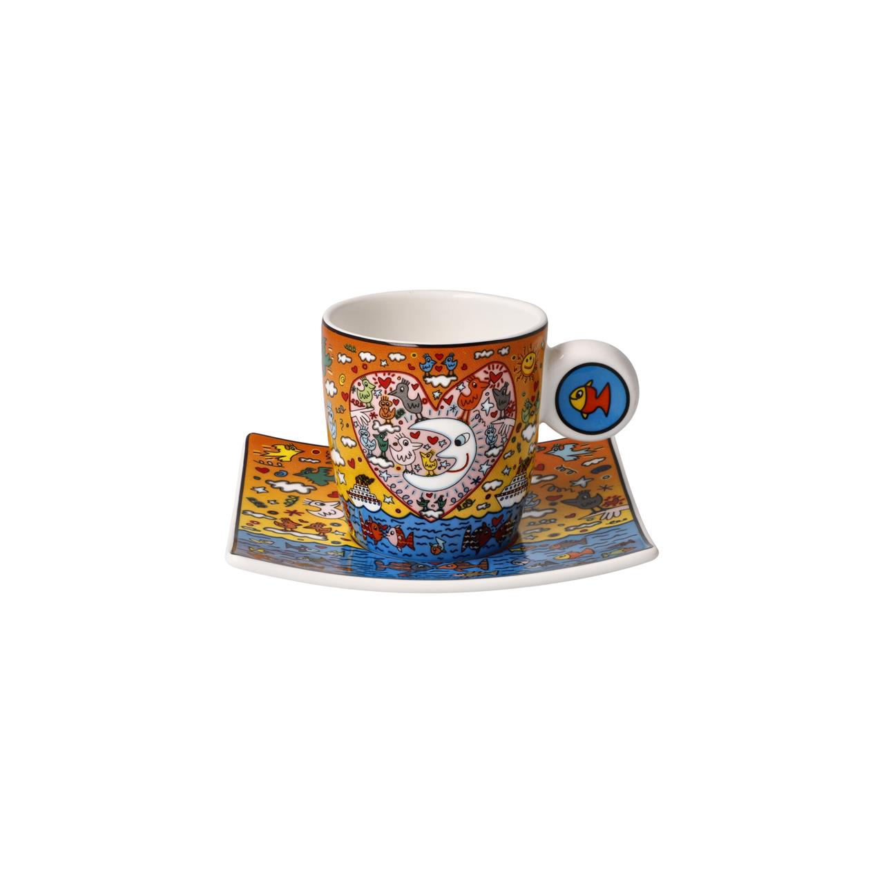 Espressotasse James Rizzi - The Romance of the Sea Espressotasse James Rizzi - The Romance of the Sea