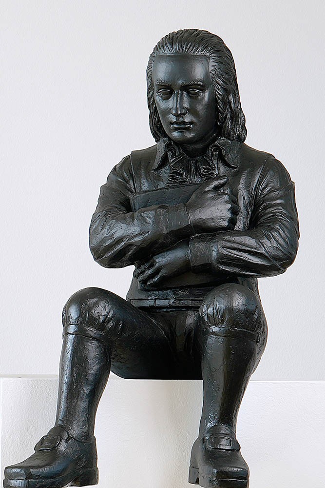 Hölderlin signiert schwarz