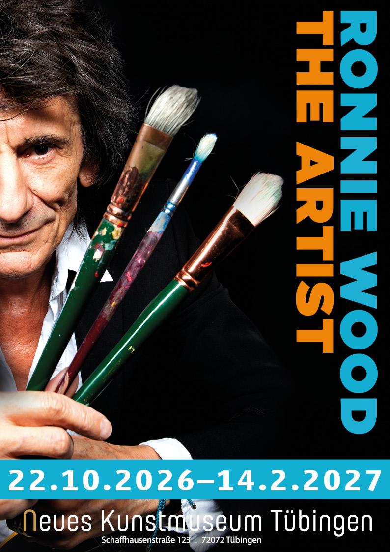 Ausstellungsplakat Ronnie Wood