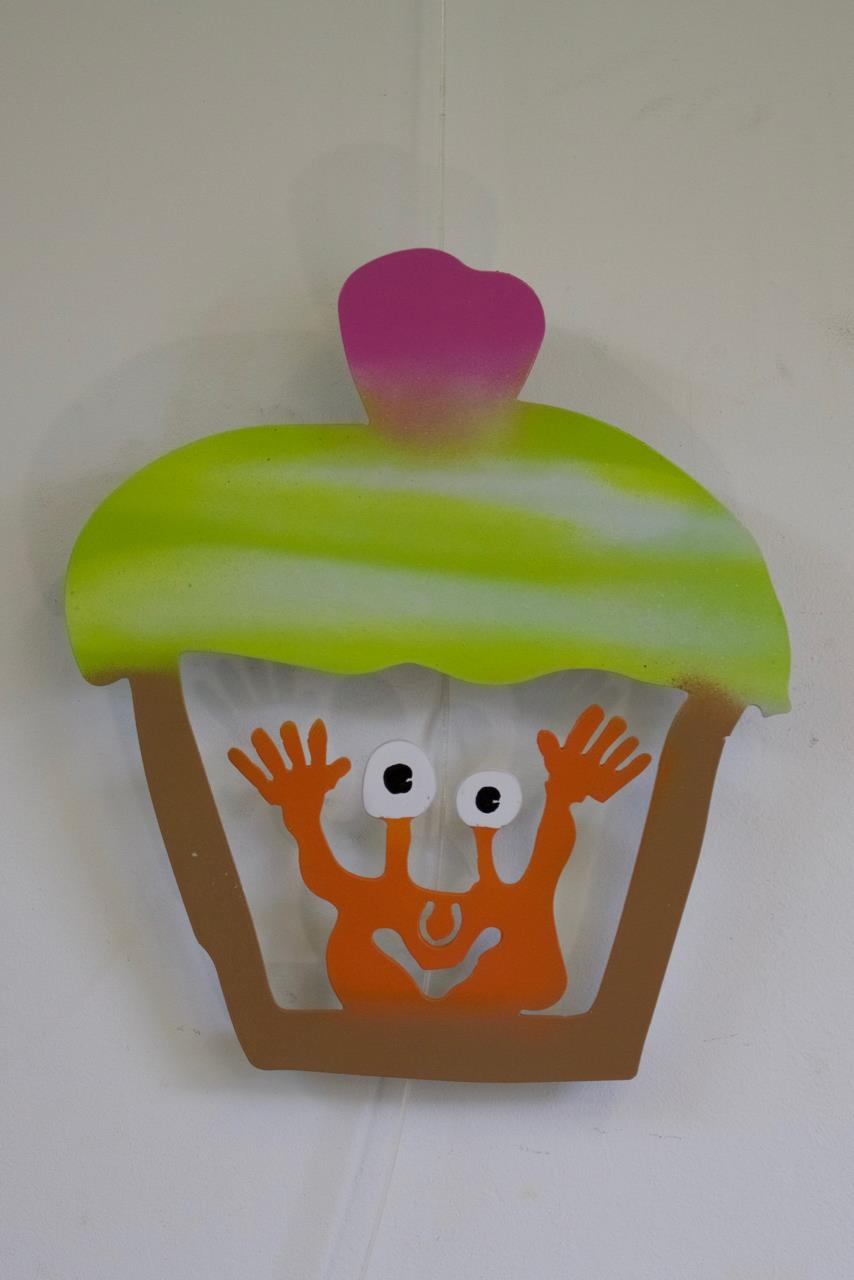 Muffin Erdbeer