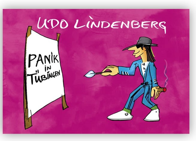 Kühlschrankmagnet - Panik in Tübingen