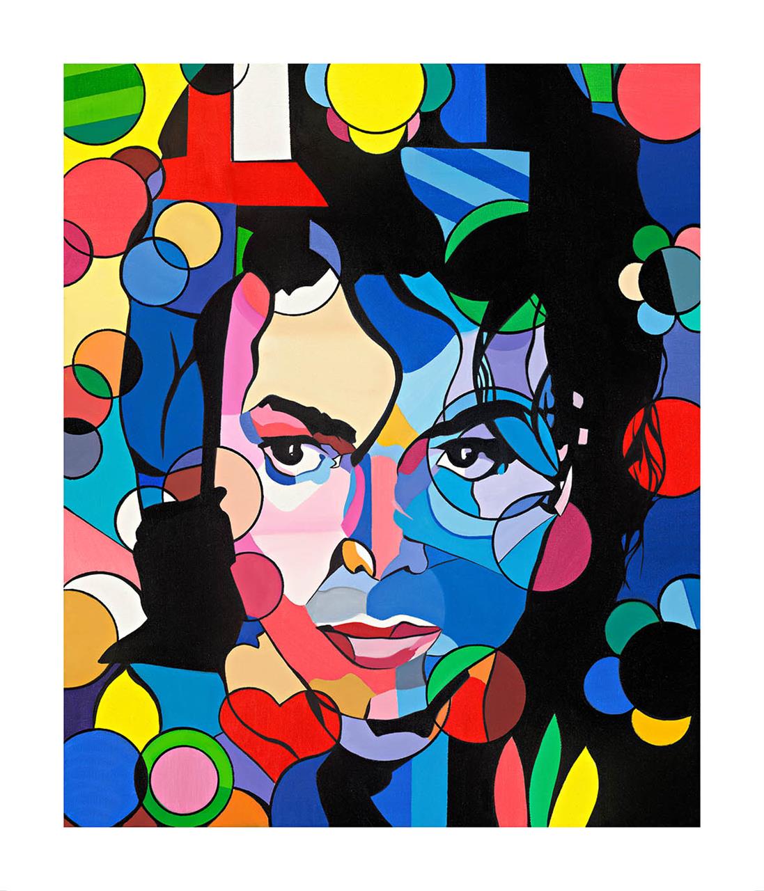 MJ Pop II (Michael Jackson, Leinwand)