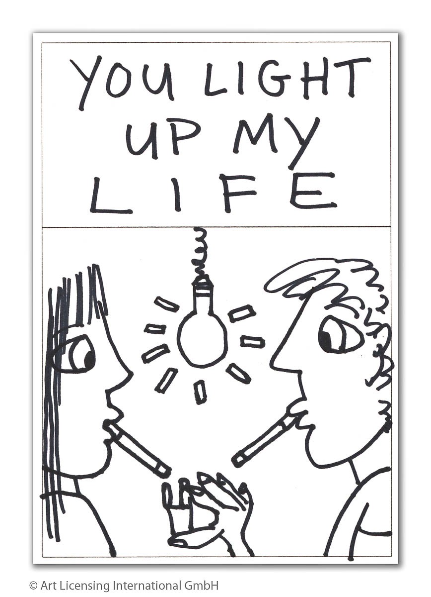 YOU LIGHT UP MY LIFE (ZIPPO ENTWURF)