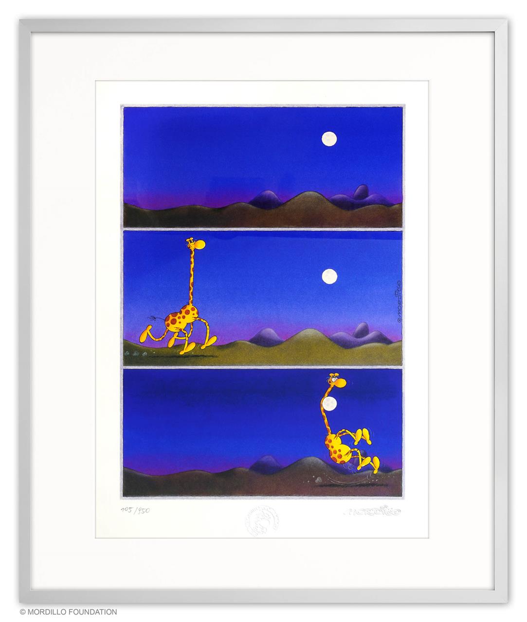 GIRAFFE AND MOON
