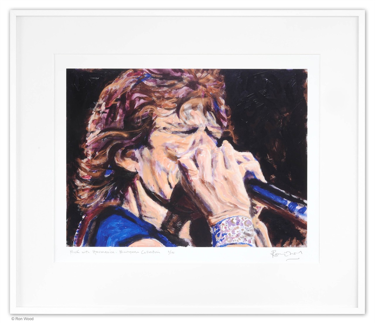 Mick with Harmonica - European Collection