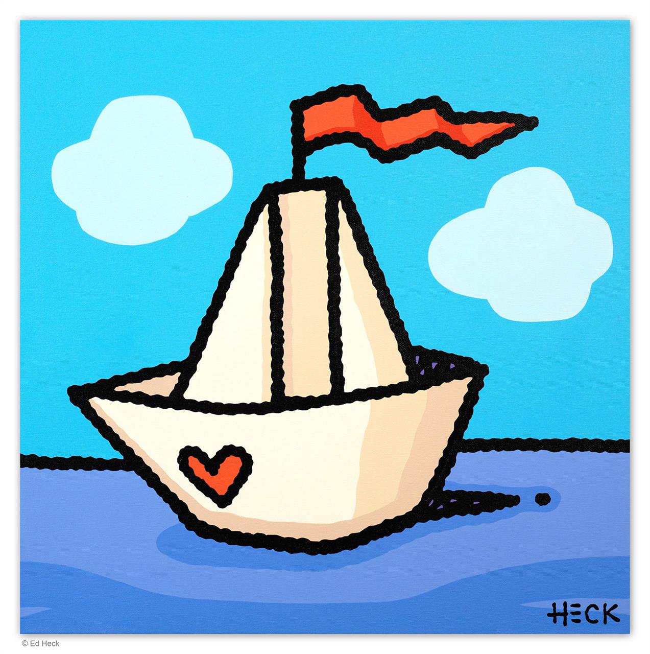 PAPER BOAT (BLUE)