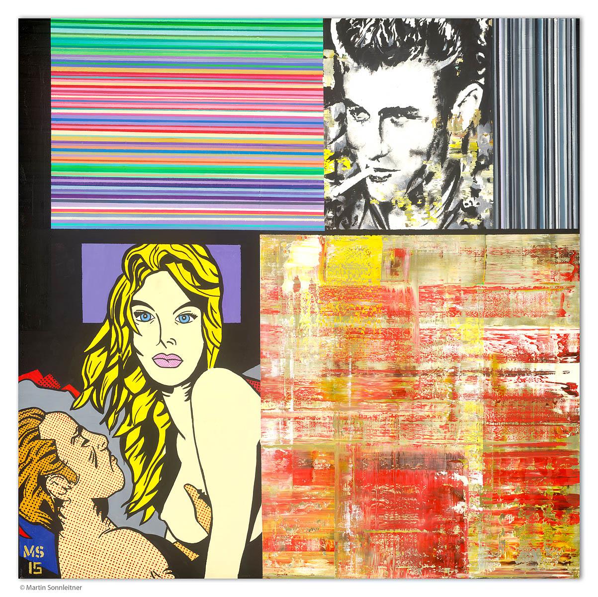 20 years art - Lichtenstein vs J. Dean 20 years art - Lichtenstein vs J. Dean