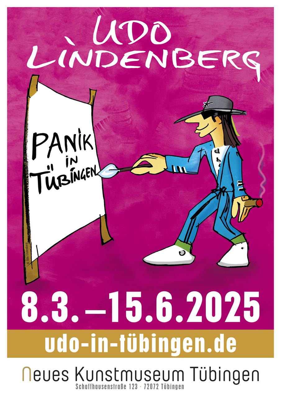 Ausstellungsplakat - Panik in Tübingen