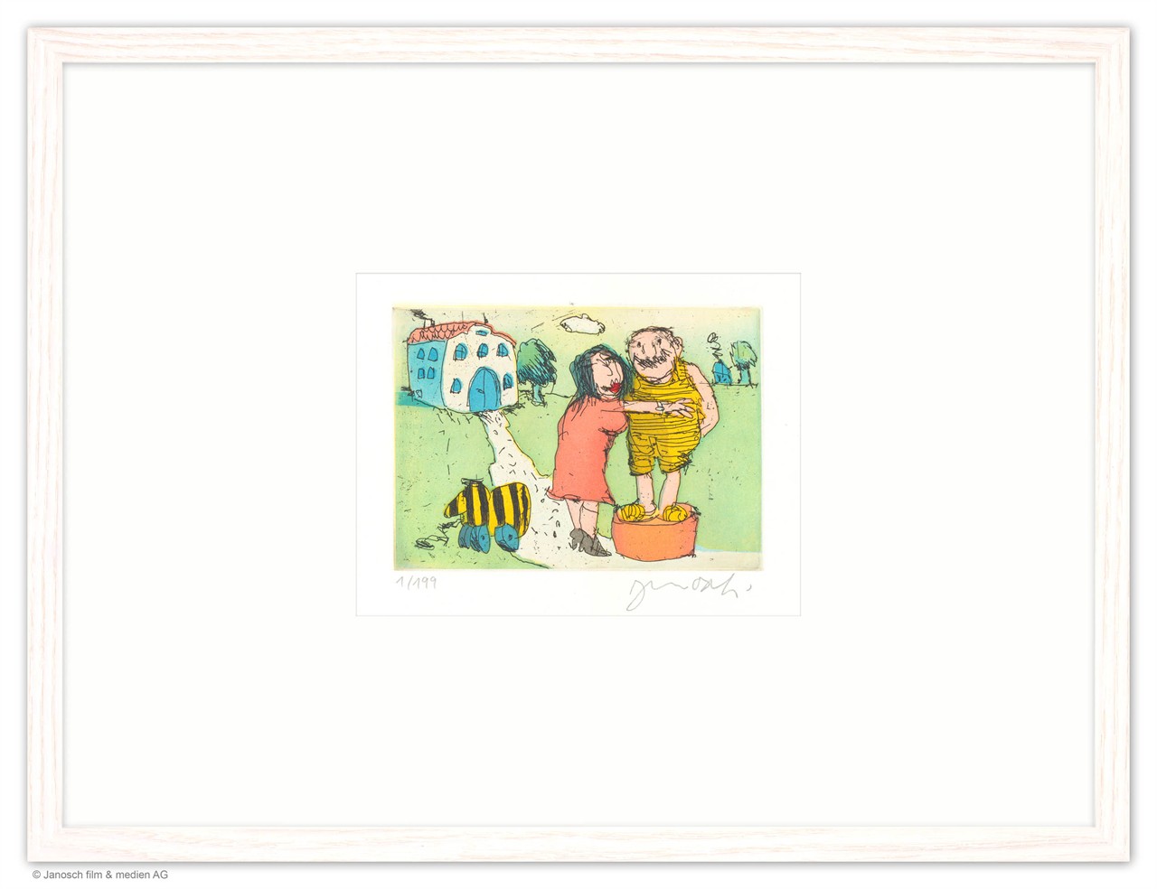 Ich liebe Sie sprach Frau Luise zu mir auf einer grünen Wiese