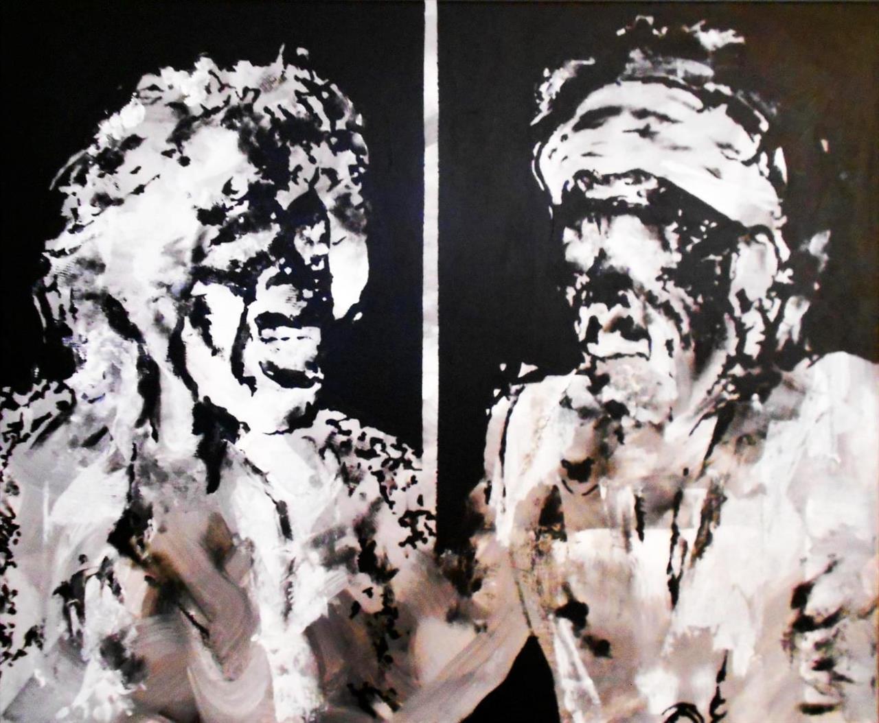 Jagger and Richards BW Jagger and Richards BW