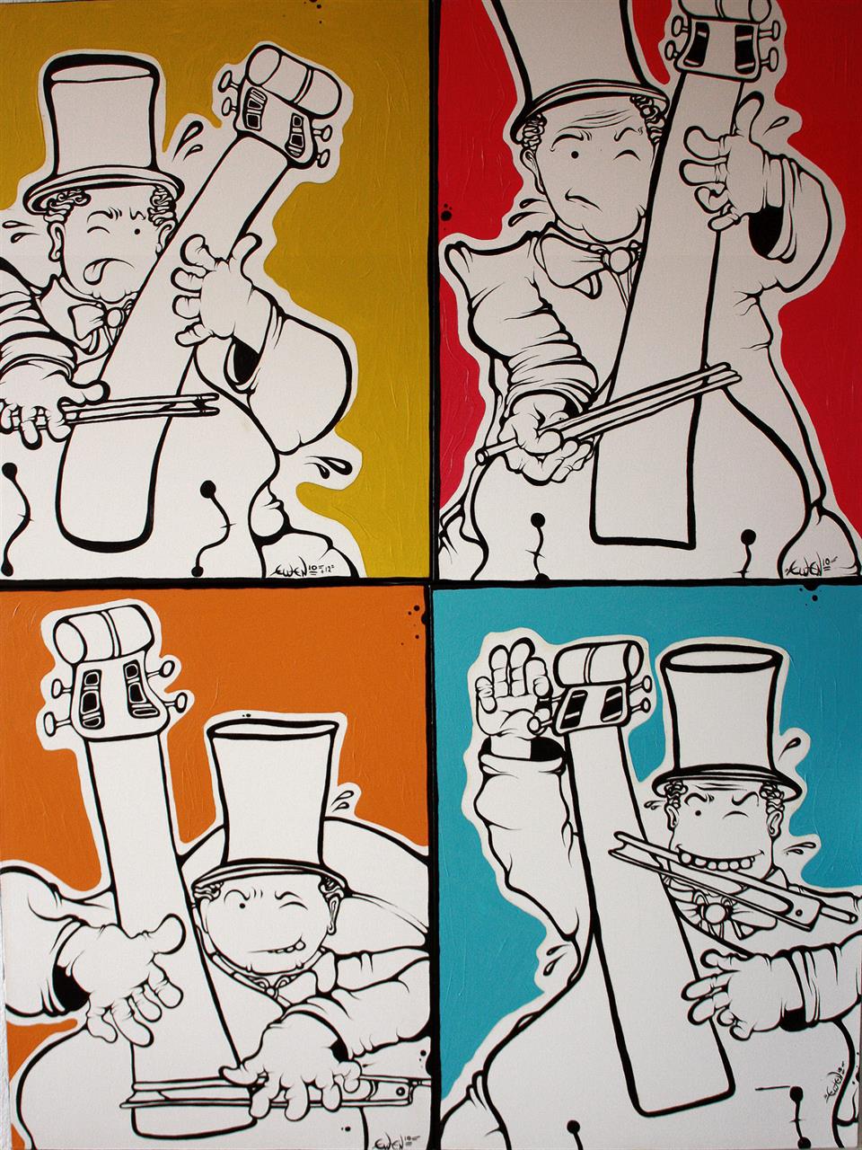 Les 4 contrabassist 1