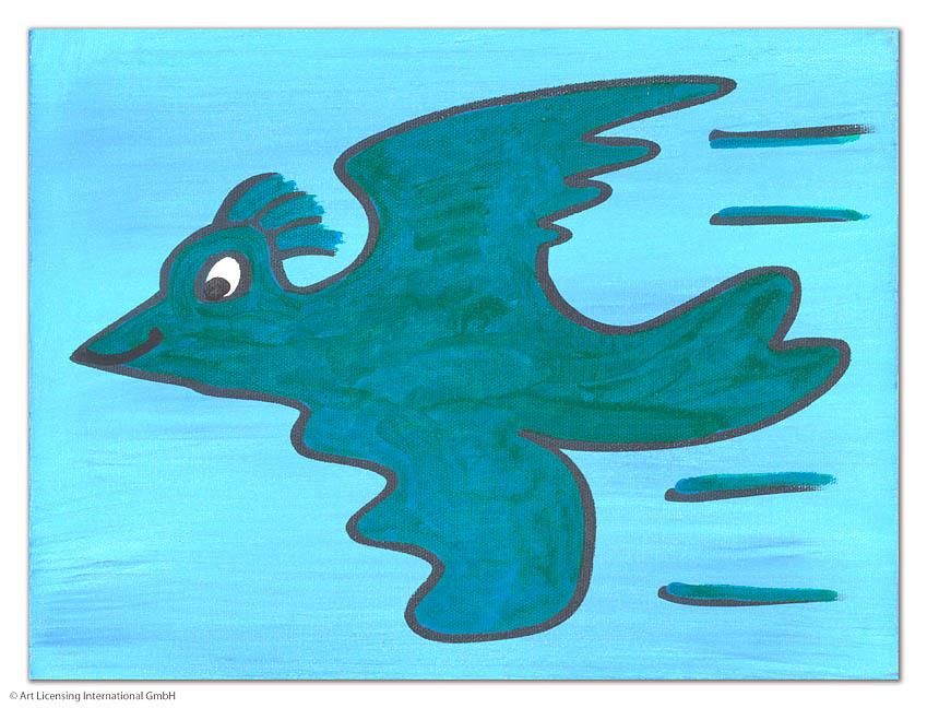 BLUE GREEN RIZZI BIRD