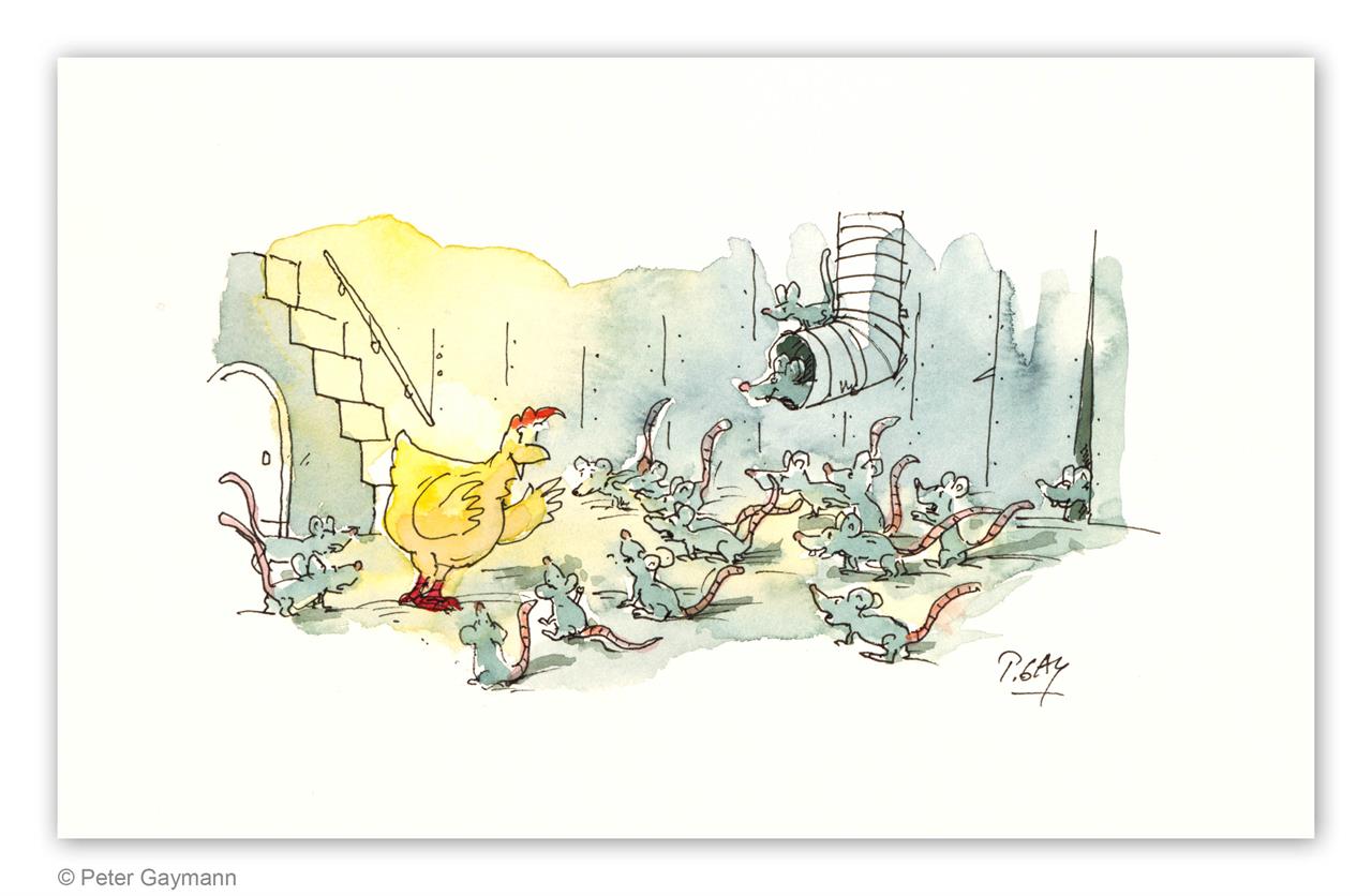 Huhn mit Ratten Huhn mit Ratten