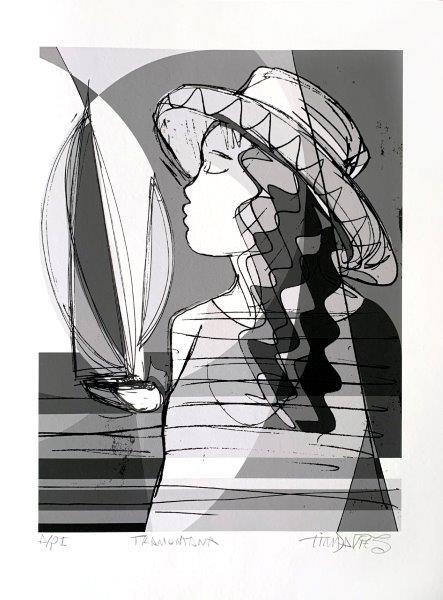 Tramonta Monochromr Pigmentdruck Tramonta Monochromr Pigmentdruck