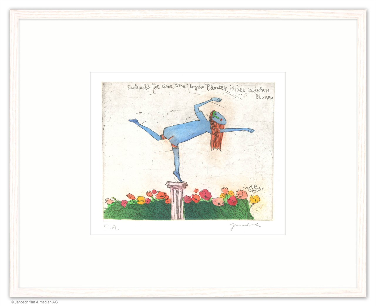 Denkmal für sehr begabte Tänzerin