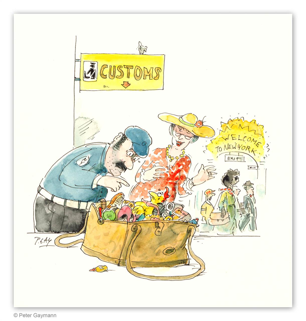 Customs Welcome to New York