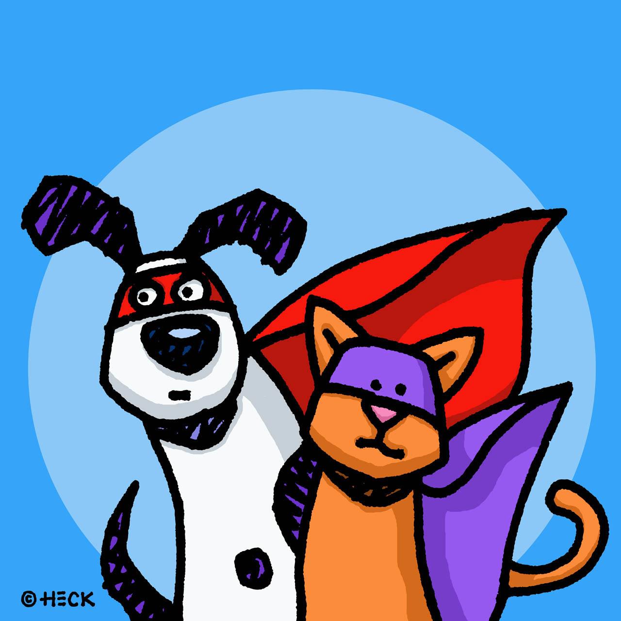 The Caped Duo The Caped Duo