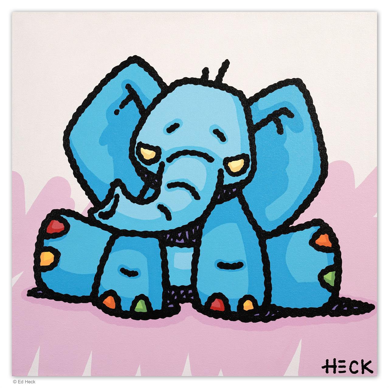 ELEPHANT IN BLUE