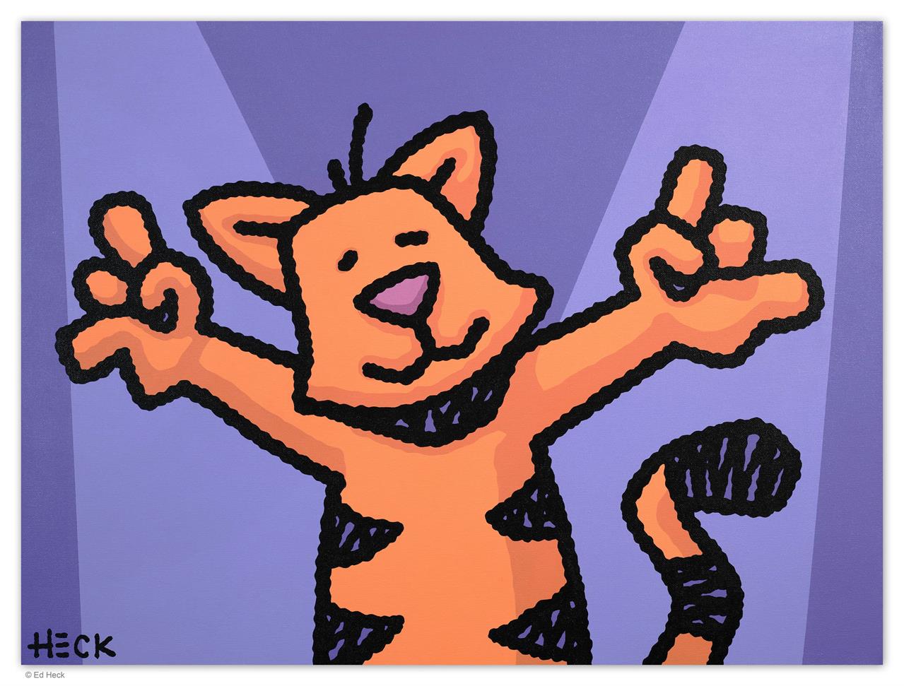 ROCK ON KITTY ( PURPLE)