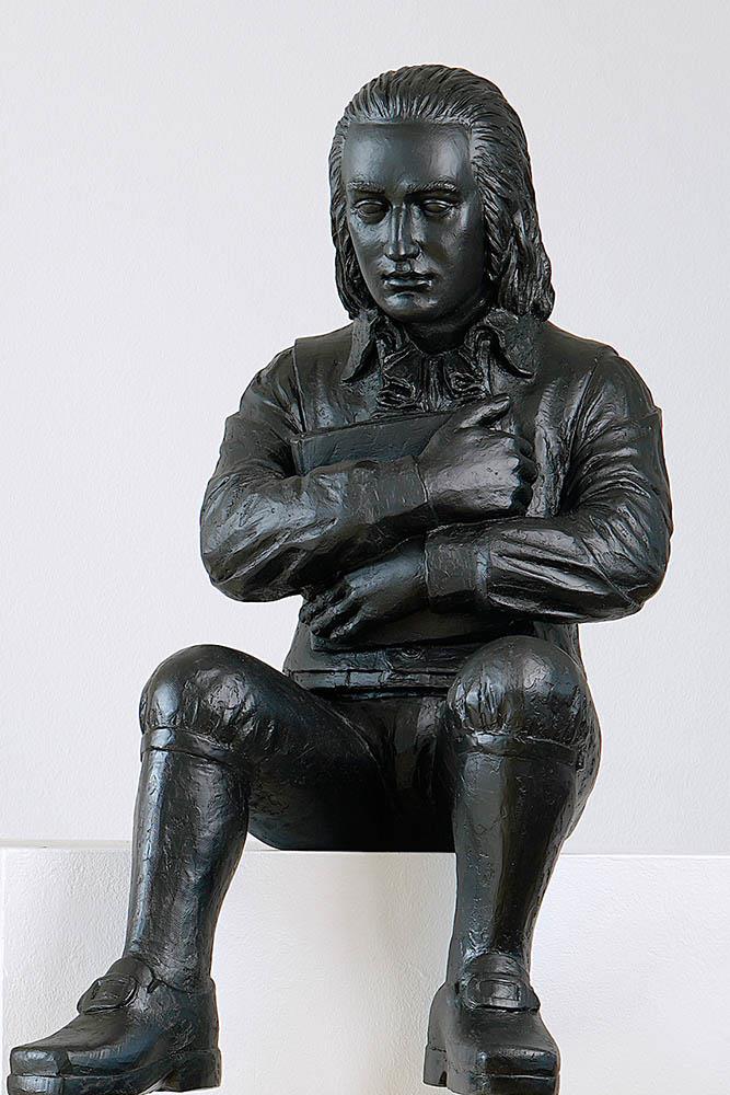 Hölderlin signiert schwarz