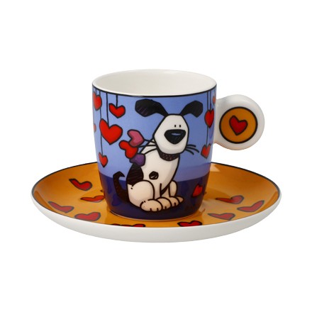 Espressotasse  -Love Dog
