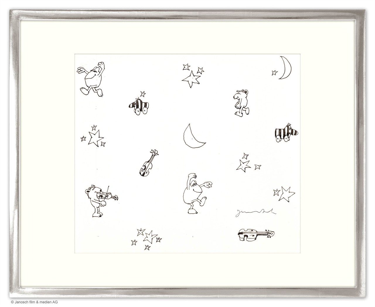 Studie Bär und Frosch -SW