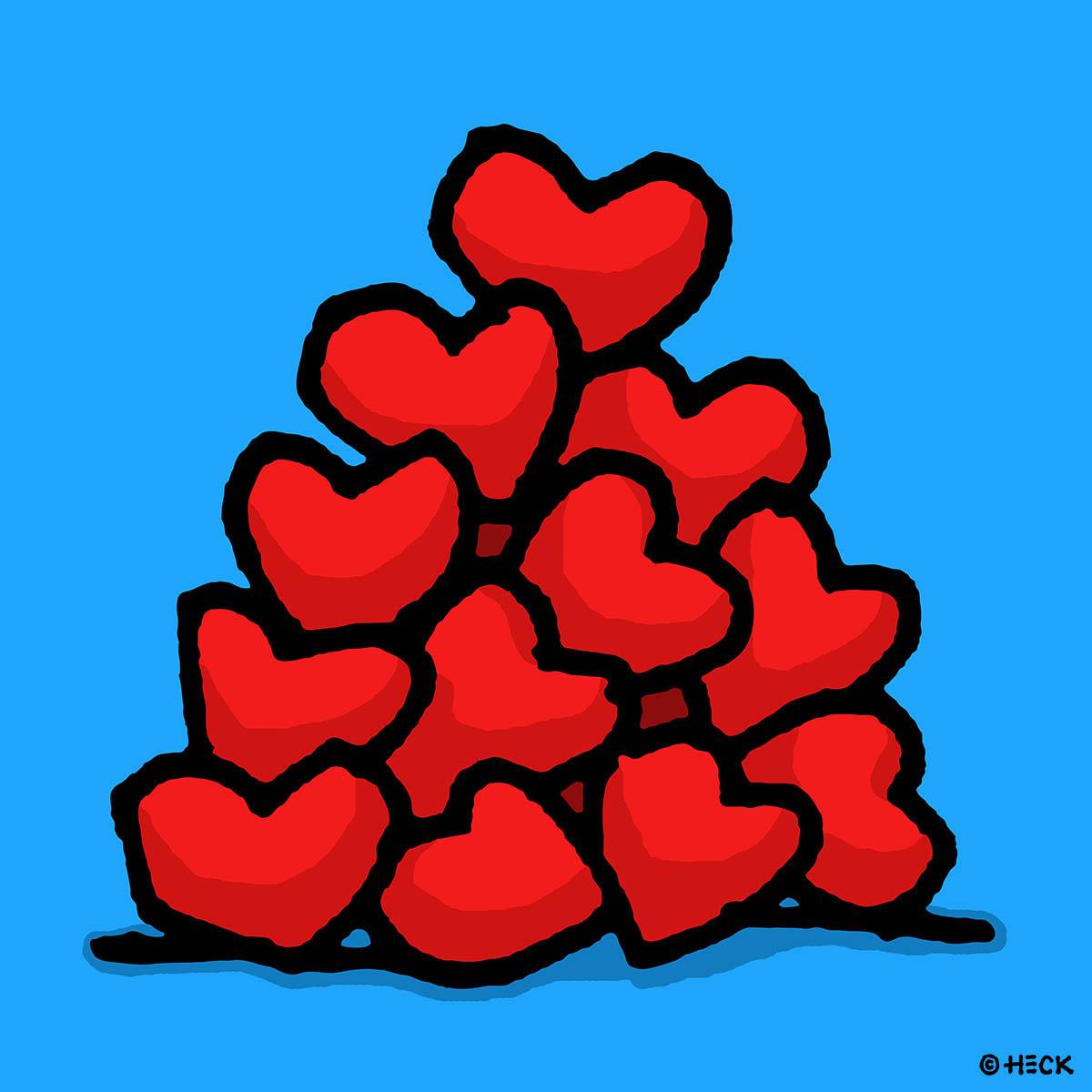 Heart Pile Heart Pile