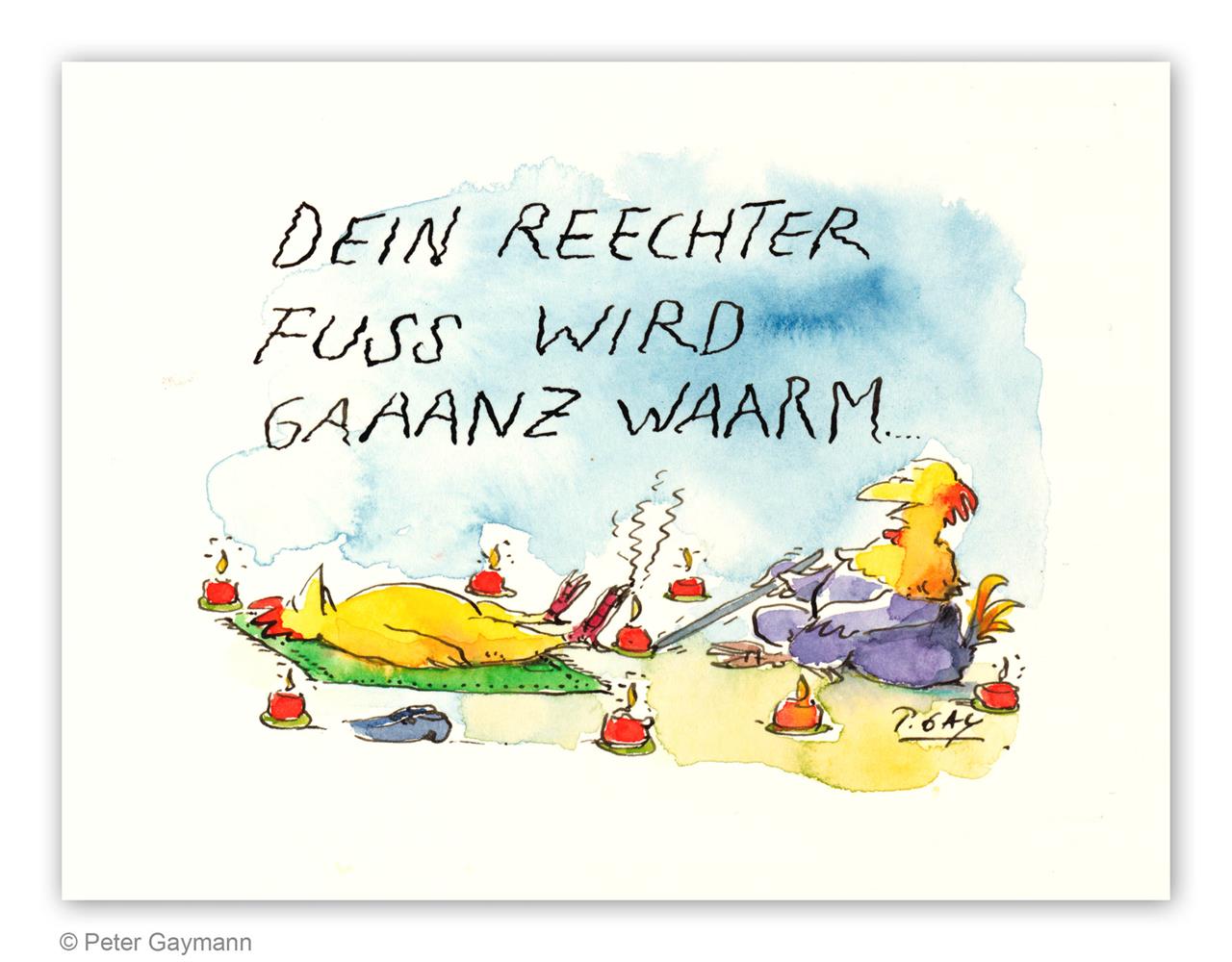 Dein reechter Fuss wird gaaanz waarm… Dein reechter Fuss wird gaaanz waarm…