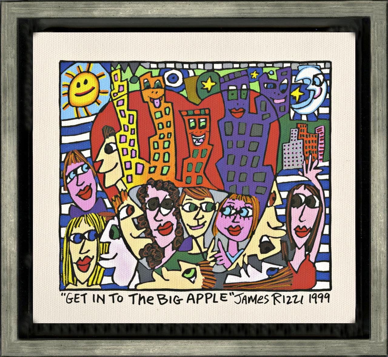 GET INTO THE BIG APPLE (Pigmentdruck auf LW) GET INTO THE BIG APPLE (Pigmentdruck auf LW)